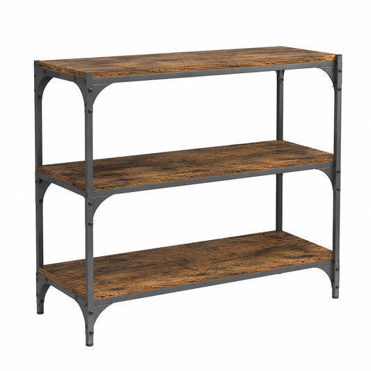 Bureau, avec rangement, avec étagères, 80 x 33 x 70,5 cm, pour l’espace de travail