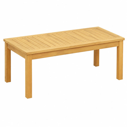 Salon de jardin, coloris naturel, 90 x 50 x 36 cm, pour la terrasse ou le jardin
