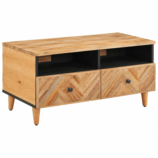 Canapé, extensible, pliable, avec rangement, en bois massif, coloris marron, 80 x 54 x 40 cm, pour le salon