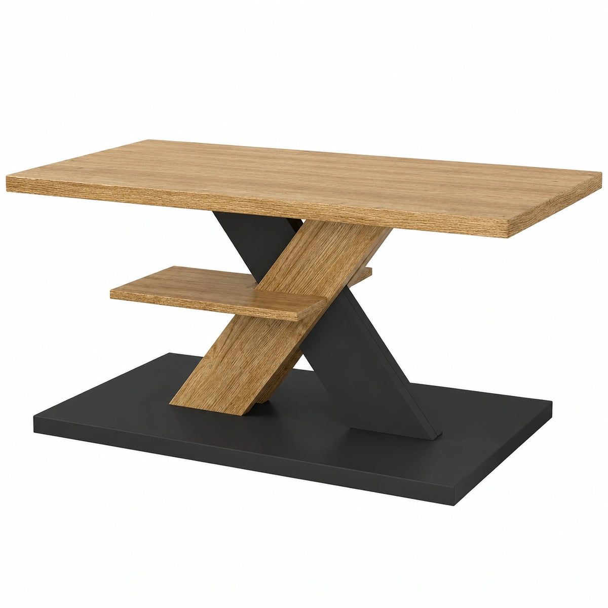 Table basse, coloris noir, pour le salon