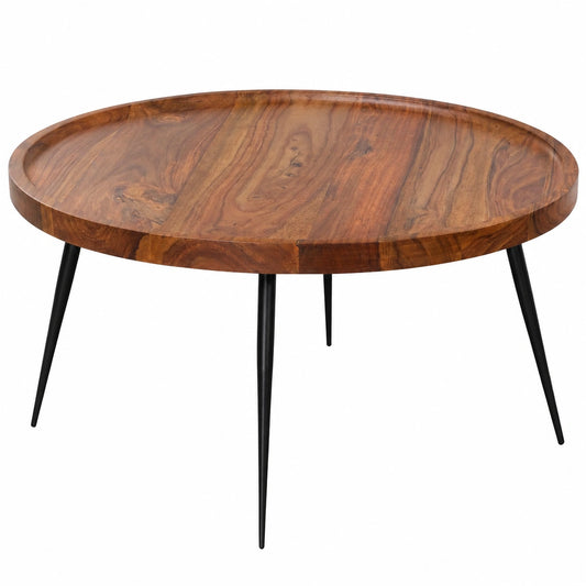 Table basse, en bois massif, 75 x 39 x 75 cm, pour le salon